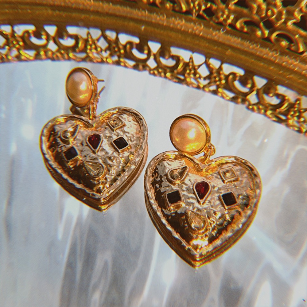 Queen of Hearts Statement Earrings